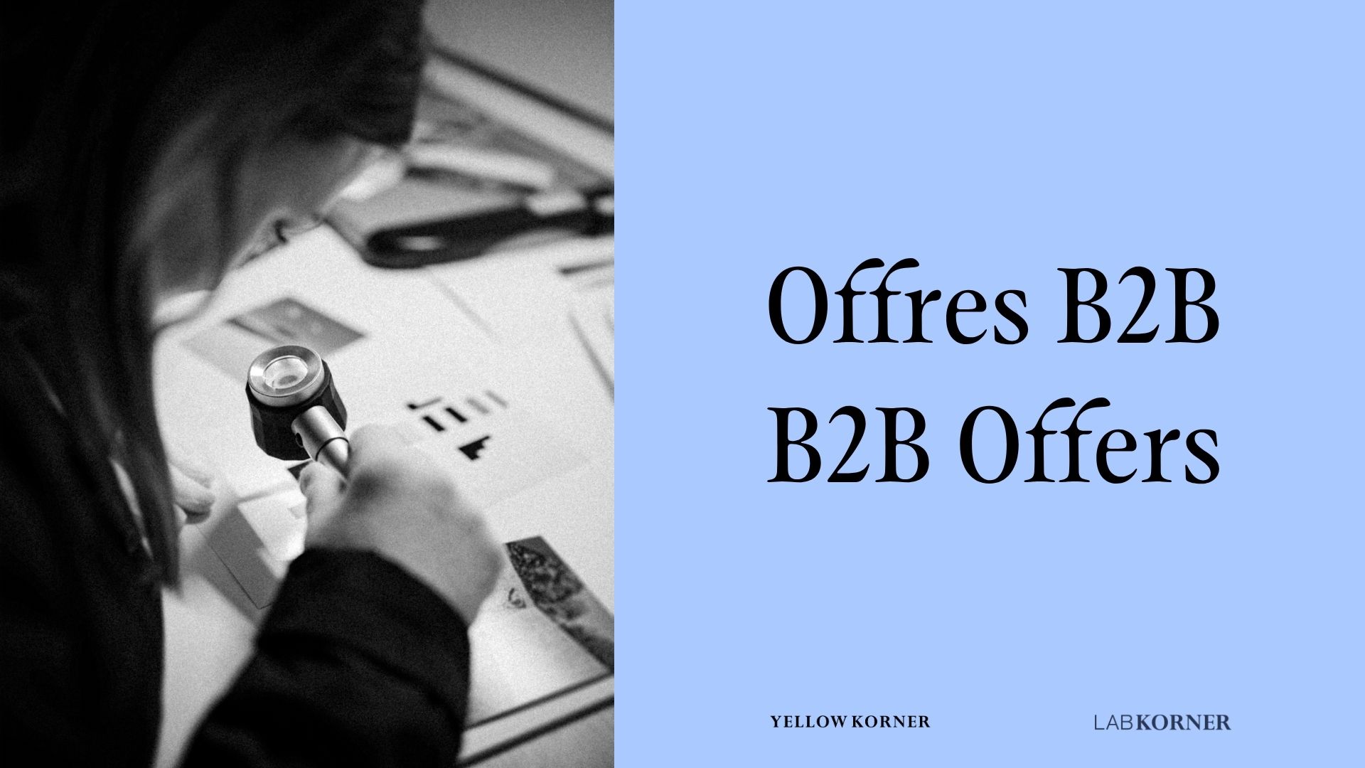 B2B - Offres - Offers